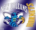 Логотип Нью-Орлеан Хорнетс, НБА команды. Юго-Западный дивизион, Западная конференция